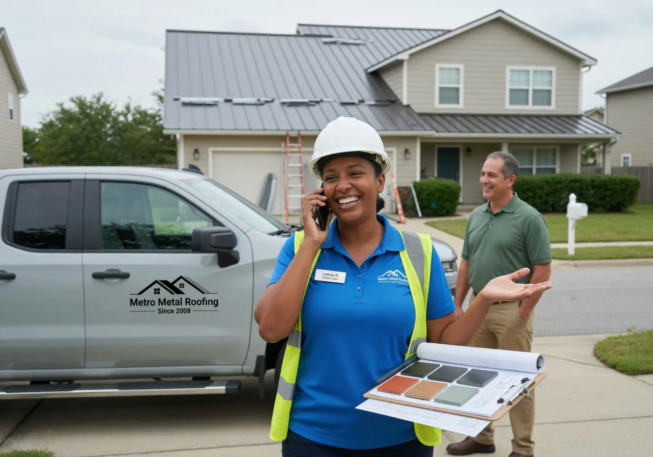 Storm Damage Metal Roof Repair in Martinsville, MO